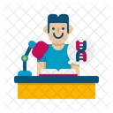 Boy Learning  Icon