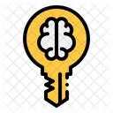 Brain key  Icon