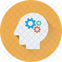 Thinking Head Mind Icon