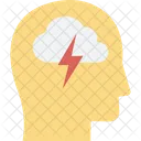 Brainstorm Bright Thought Creative Person Icon