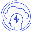 Brainstorming Brain Development Artificial Intelligence Icon