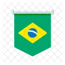 Brazil Flag Japan Icon