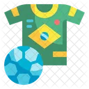 Brazil Football Tshirt  Icon