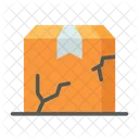 Breakage Broken Package Broken Delivery Box Icon