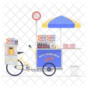 Breakfast Burrito Food Cart Food Stall Icon