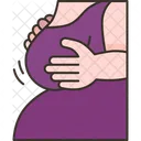 Breast Pain Sore Icon