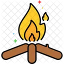 Brennholz Brennholz Lagerfeuer Symbol