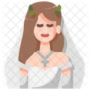 Bride Woman Bride Dress Icon