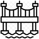 교량 육교 교량 건축 아이콘