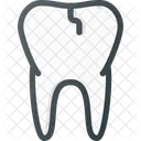 Broken Tooth Dental Icon