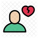 Broken Sad Emotional Icon