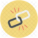 Broken Chain Connection Icon