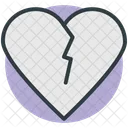 Broken Heart Breakup Icon