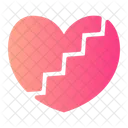 Broken Heart Crashed Divorce Icon