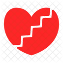 Broken Heart Crashed Divorce Icon