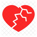 Broken Heart Crashed Divorce Icon