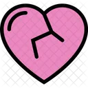 Broken Heart Love Icon