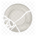 Broken Plate Dish Plate Icon