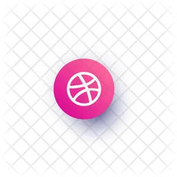 Dribble Logo Icon