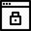 Browser Lock Security Icon