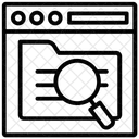 Search Magnifier Browsing Icon