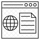 Browser Document Webpage Icon
