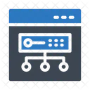Webpage Browser Storage Icon