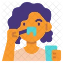 Brushing teeth  Icon