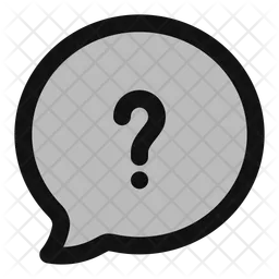 Bubble Chat Question  Icon