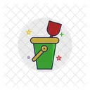 Toy Bucket Shovel Icon