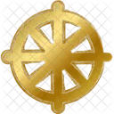 Gold Grunge Religion Icon Icône