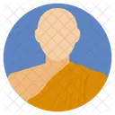 Buddhistischer Mönch  Symbol