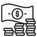 現金、お金、金融 アイコン