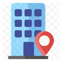 Hotel Location Store Location Building Location Icon