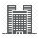 建物、街、オフィス アイコン