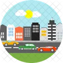 Buildings In City City Building Icon