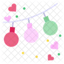 Bulb Decoration Garland Icon