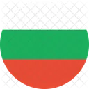 Bulgarien Flagge Land Symbol