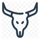 Bull Skull Symbol Death Icon