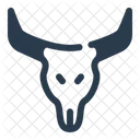 Bull Skull Symbol Death Icon