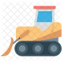 Bulldozer Bagger Schwer Symbol