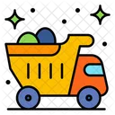 Bulldozer Dumper Loader Icon