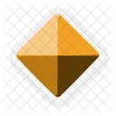 Parallelogram Shape Square Icon