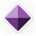 Parallelogram Shape Square Icon