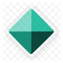 Parallelogram Shape Square Icon