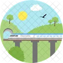 Bullet Train In City Bullet Train Train Icon