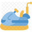 Bumper Car Driving Icon