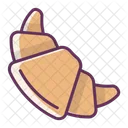 Bun Bakery Croissant Icon