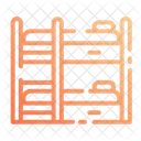 이층 침대  아이콘