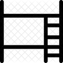 이층 침대  아이콘